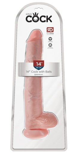 King Cock 14 Cock with Balls