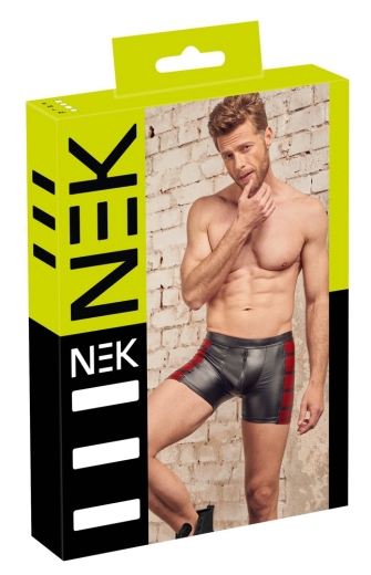 Herren Pants schwarz/rot M