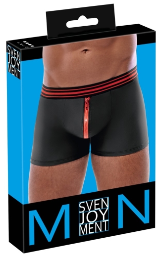 Herren Pants Schwarz/Rot M