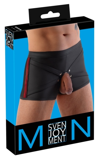 Herren Pants schwarz/rot S