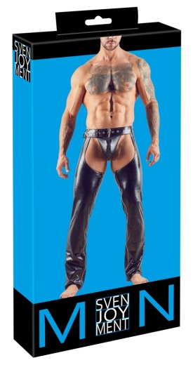 Lederimitat Herren Chaps L