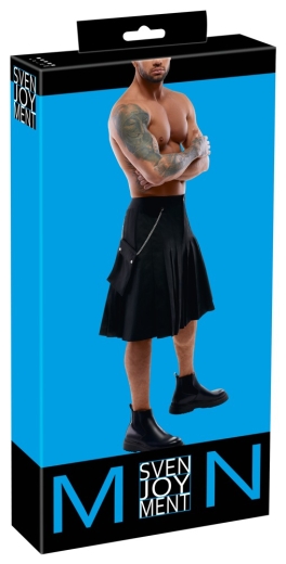 Herren Rock Schwarz XL