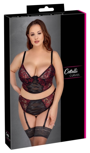 BH Set schwarz/rot 95E/2XL