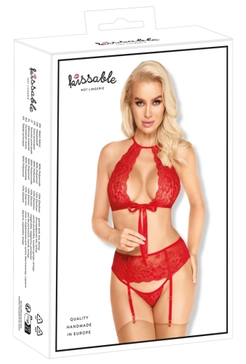 Strapsset rot S/M