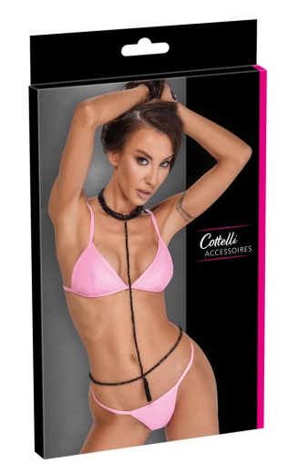 Halsband mit Bikinikette S-L
