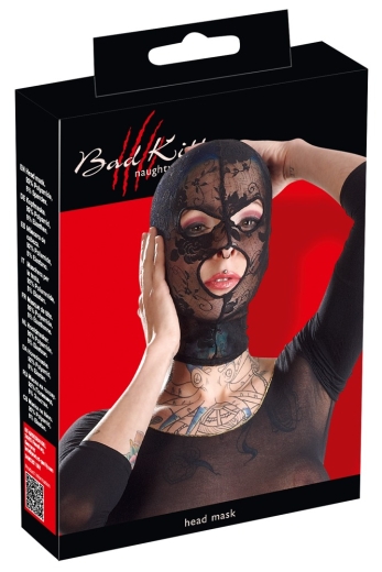 Kopfmaske schwarz