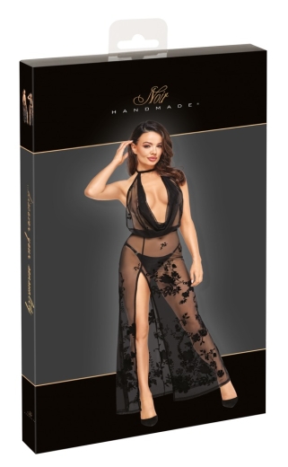Noir Kleid lang L