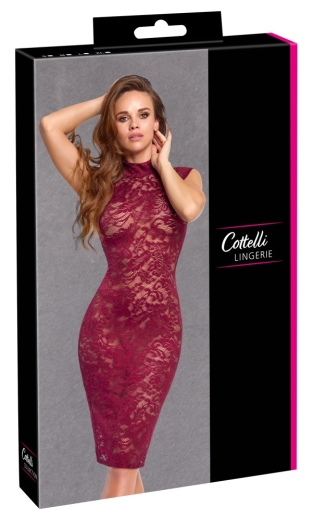 Spitzenkleid rot XL
