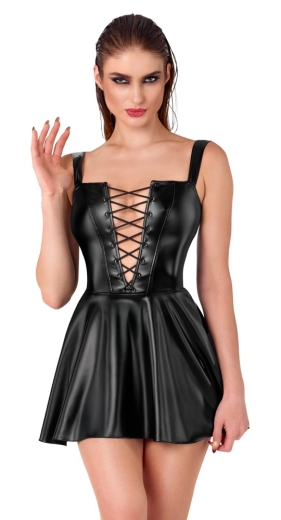 Noir Kleid Schnürung XL