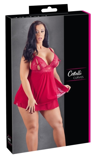 Babydoll rot 2XL