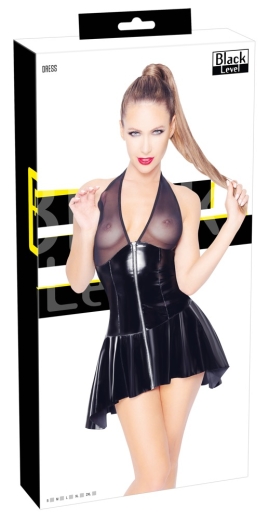 Lack Kleid Netz L