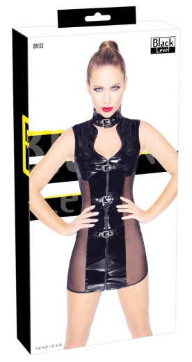 Lack Kleid Schnalle XL