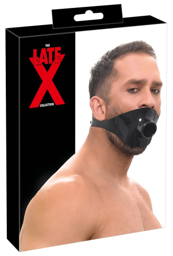 Latex Knebel mit Öffnung