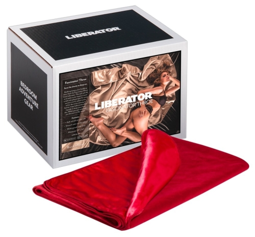 Fascinator Throw Red