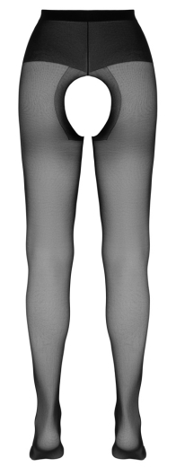 Strumpfhose schwarz ouvert 3