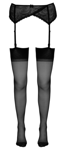 Nahtstrümpfe schwarz 1