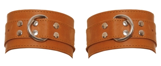 Leder Cuffs natur