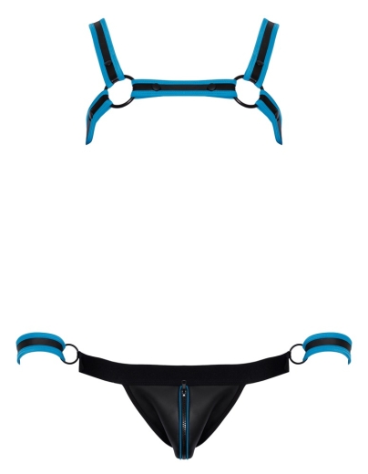 Herren Jockset Schwarz/Blau XL