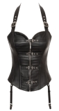 Leder Corsage M