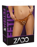 Leder StrapOn natur S/M