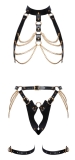 Leder Harness Set S/M