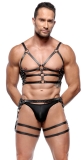 Leder Herren Harness Set M/L
