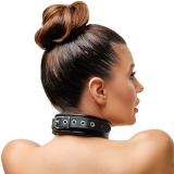 Leder Halsfessel S-L