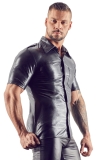 Lederimitat Herren Hemd 2XL