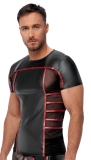Herren Shirt Schwarz/Rot S