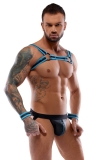 Herren Jockset Schwarz/Blau XL