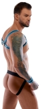 Herren Jockset Schwarz/Blau2XL