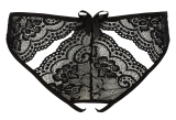 Slip offen schwarz S