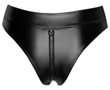 Noir Slip mit Zip L