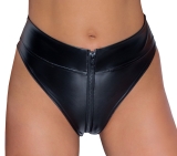 Noir Slip mit Zip XL