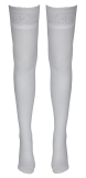 Halterlose Strümpfe weiß 3