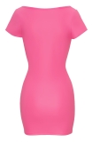 Kleid hotpink XL