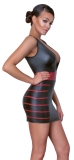 Kleid schwarz/rot S