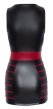 Kleid schwarz/rot XL