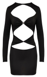Minikleid schwarz L