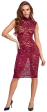 Spitzenkleid rot XL