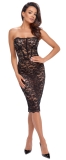 Noir Kleid Spitze S