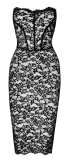 Noir Kleid Spitze L