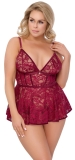 Babydoll rot XL