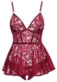 Babydoll rot 3XL