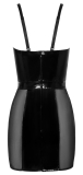 Lack Kleid mit Mesh XL