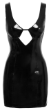 Lack Kleid schwarz L