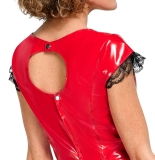 Lack Kleid rot M