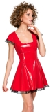 Lack Kleid rot L