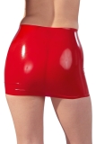 Latex Minirock rot 2XL