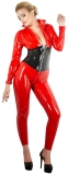 Latex Catsuit rot S